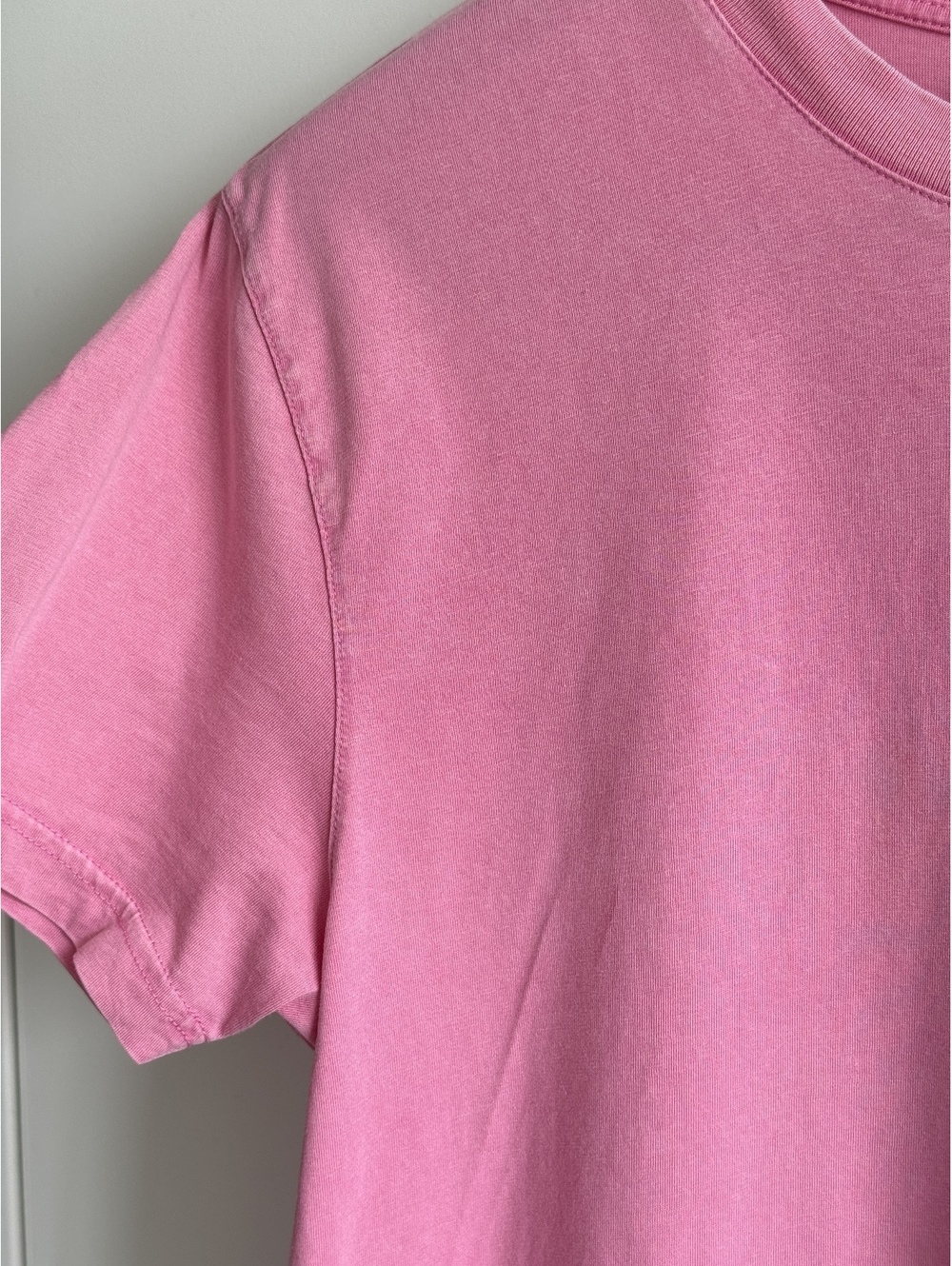 Maison Labiche Paris Pink Embroidered Cotton T-Shirt Size Medium - Picture 6 of 10